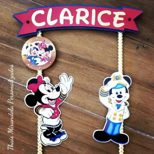 Topo de Bolo Cruzeiro do Mickey
