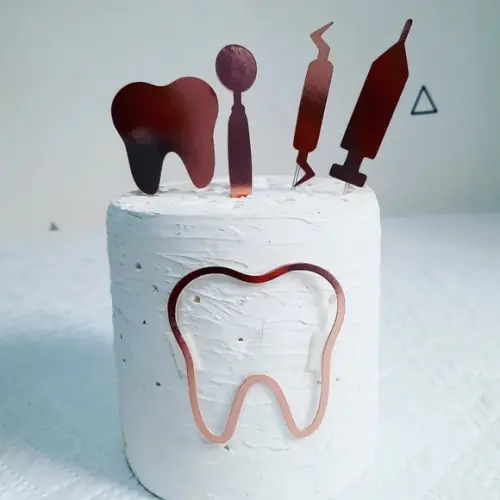 Topo de Bolo Dentista