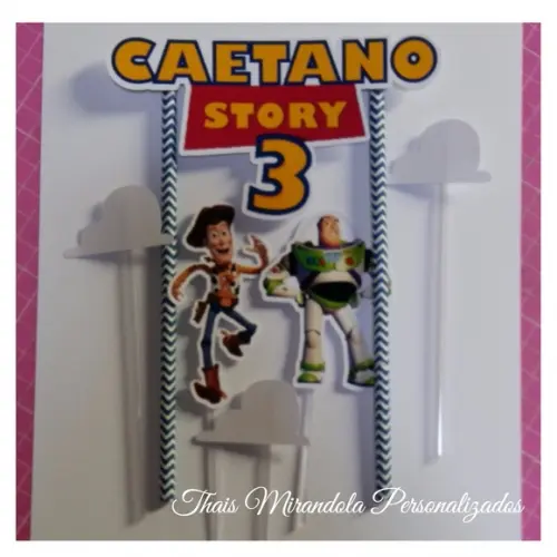 Topo de Bolo Toy Story