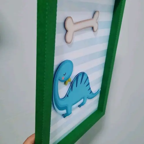 Trio de Quadrinhos de Papel Dinos