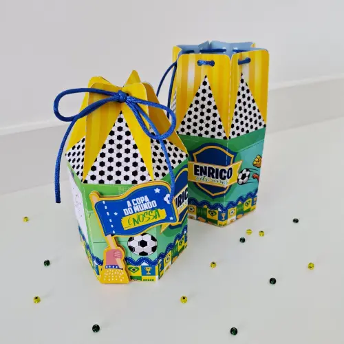Kit com 10 Caixas Colméia Copa do Mundo - Brasil