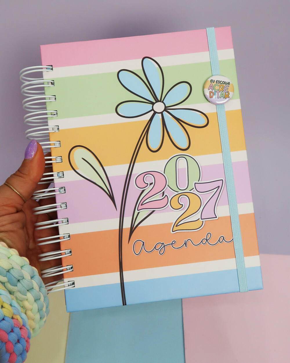 Agenda Colors 2027 - 1DPP - Capa Dura