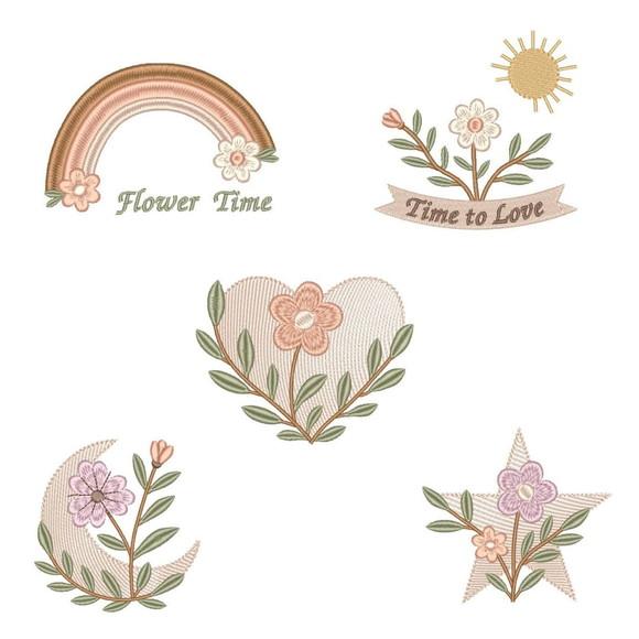 Matrizes de Bordado Coleção Floral Dreamland Boho