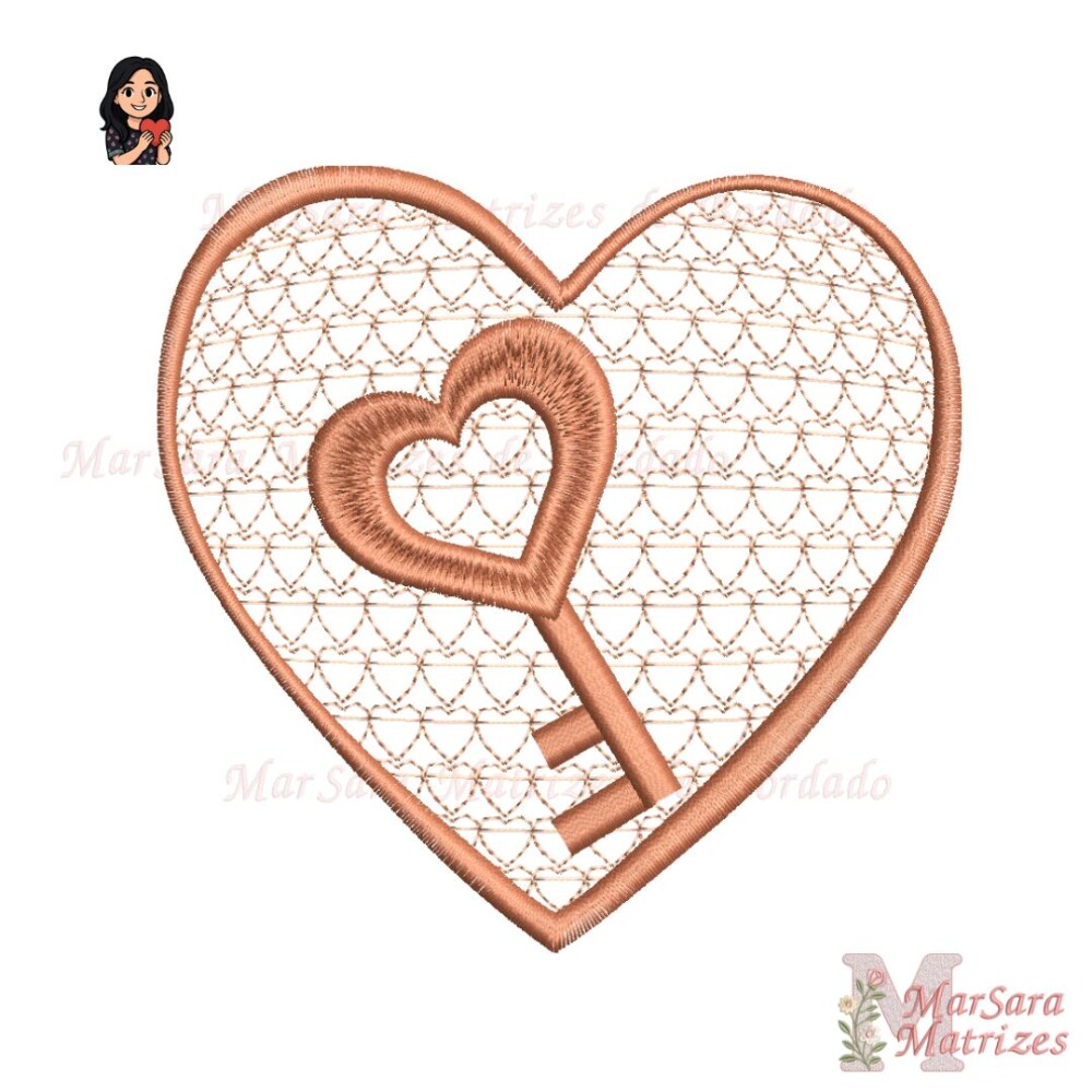 Matrizes de Bordado - Coleção do Amor com Corações