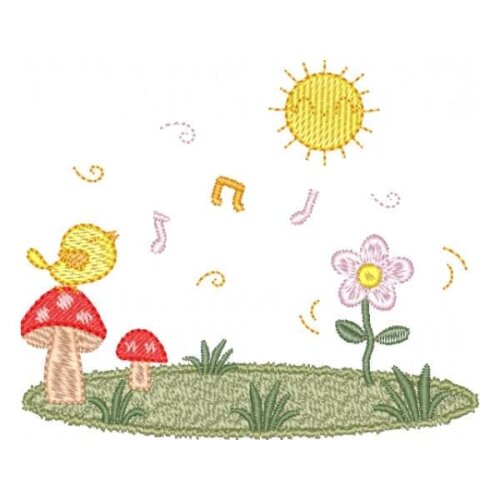 Matrizes de Bordado - Coleção Festa na Floresta Pontos Leve