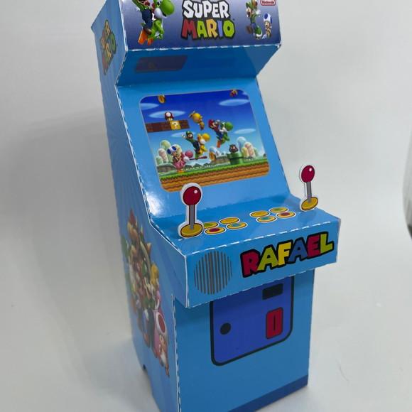 Caixa Fliperama Super Mario