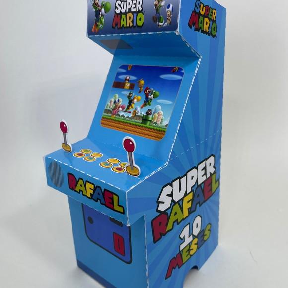 Caixa Fliperama Super Mario