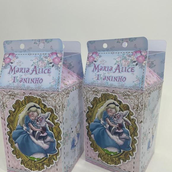 Caixa Milk Alice no País das Maravilhas