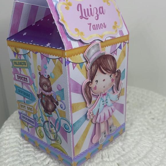 Caixa Milk Circo Rosa