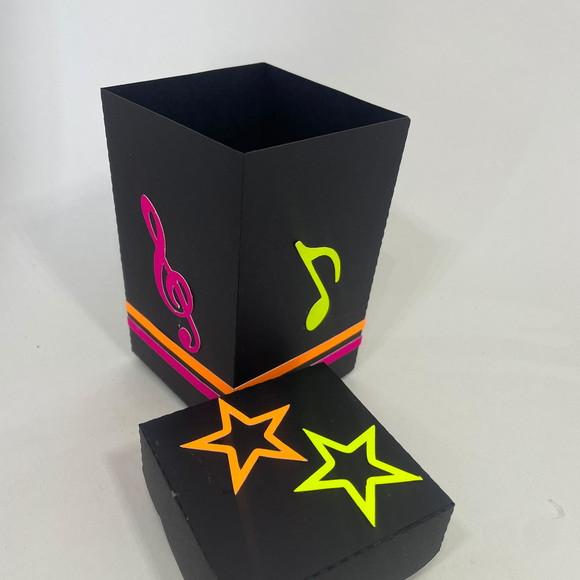Caixa Milk com Tampa Neon Party