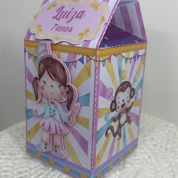 Caixa Milk Circo Rosa