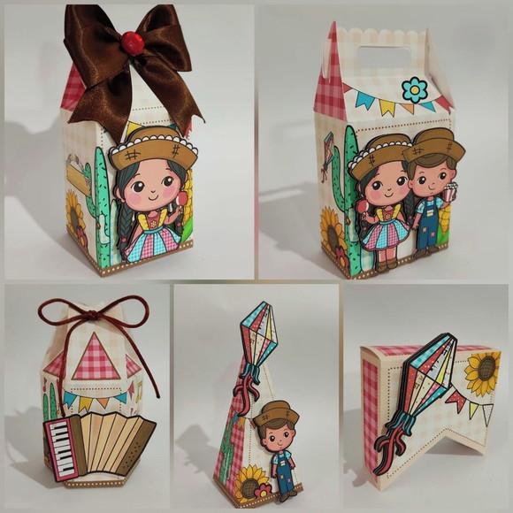 Caixinha Festa Junina Personalizadas