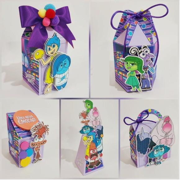 Caixinha Personalizada de Divertidamente 1 e 2