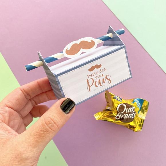 Caixinha Personalizada para o Dia dos Pais Bombom
