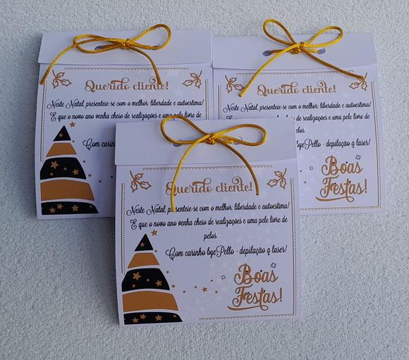 Escalda Pés Embalagem Personalizada Natal/ano Novo