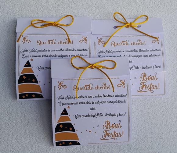 Escalda Pés Embalagem Personalizada Natal/ano Novo