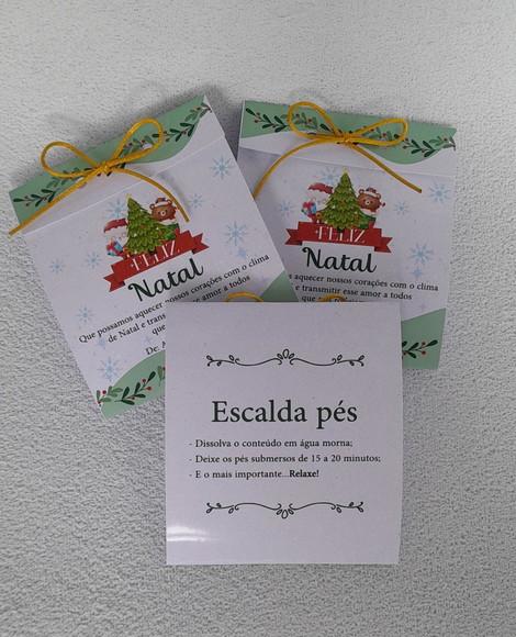 Escalda Pés Embalagem Personalizada Natal/ano Novo