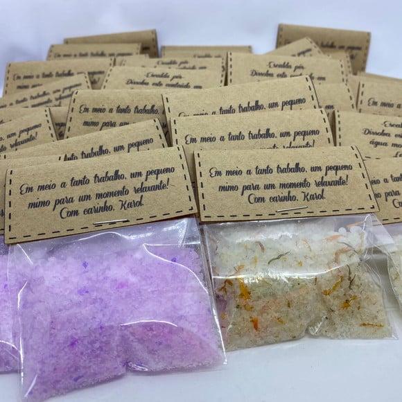 Escalda Pés para Lembrancinha Lapela Personalizada 30gr