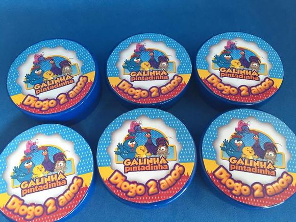 Latinha Personalizada Galinha Pintadinha