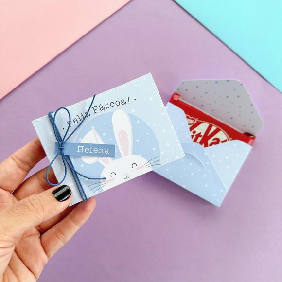 Lembrancinha Personalizada de Pascoa / Porta Kitkat