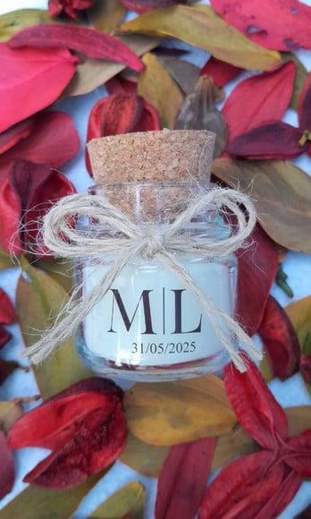 Lembrancinha Vela Perfumada / Vidrinho com Rolha