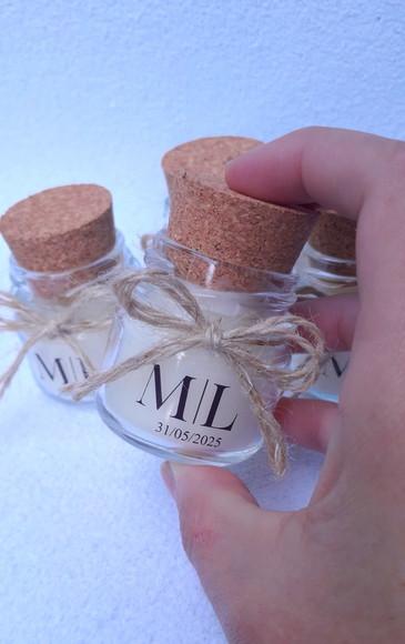 Lembrancinha Vela Perfumada / Vidrinho com Rolha