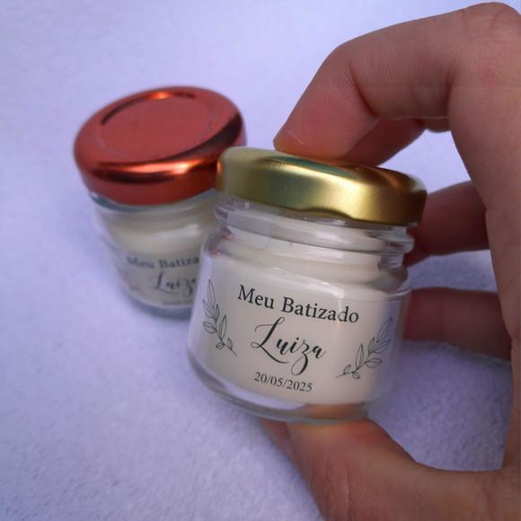 Lembrancinha Vela Perfumada / Vidrinho com Tampa