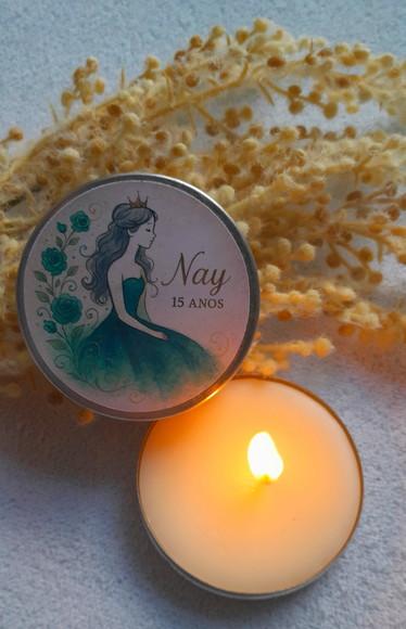 Lembrancinha Vela Perfumada na Latinha