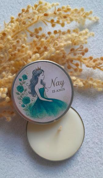 Lembrancinha Vela Perfumada na Latinha