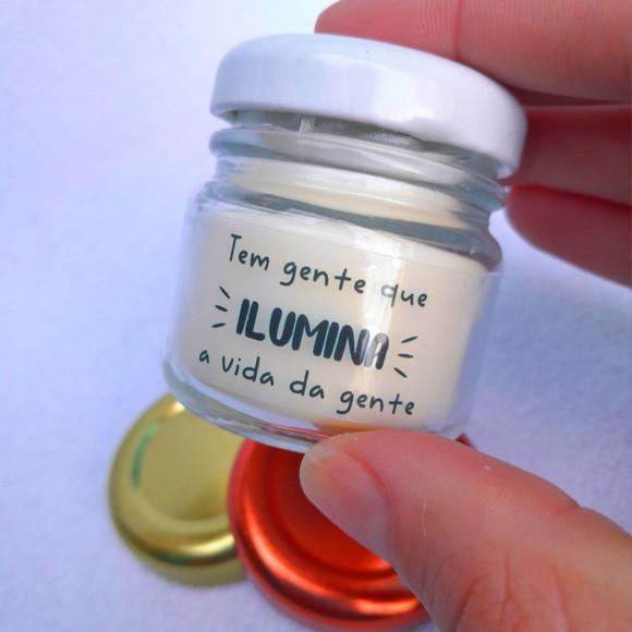 Lembrancinha Vela Perfumada / Vidrinho com Tampa