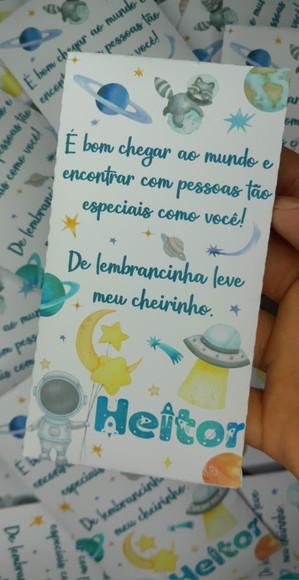 Sache Perfumado (envelope) Personalizado Menino