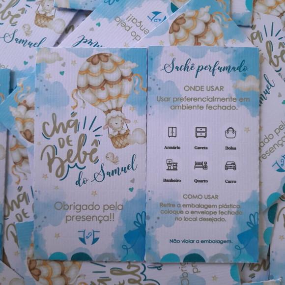 Sache Perfumado (envelope) Personalizado Menino