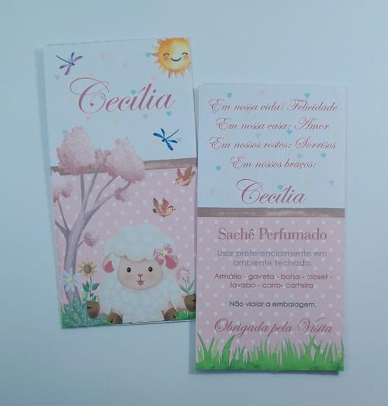 Sache Perfumado (envelope) Personalizado Menina