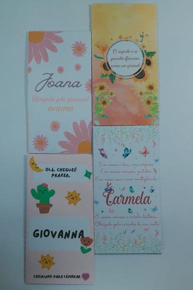 Sache Perfumado (envelope) Personalizado Menina