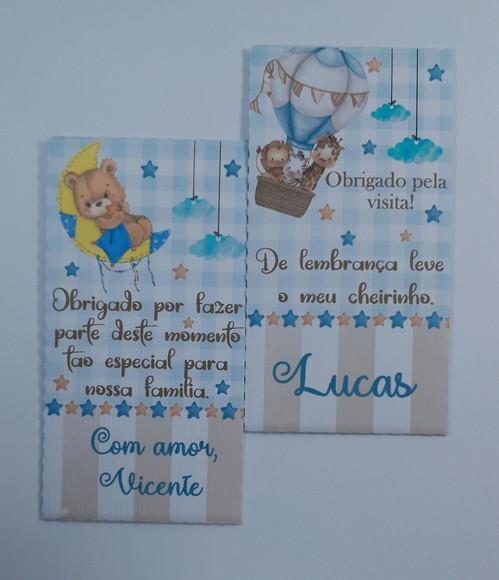 Sache Perfumado (envelope) Personalizado Menino