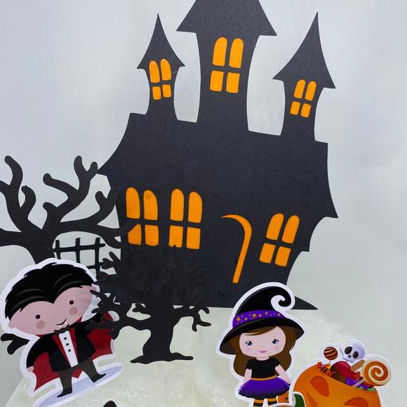 Topo de Bolo Hallowen