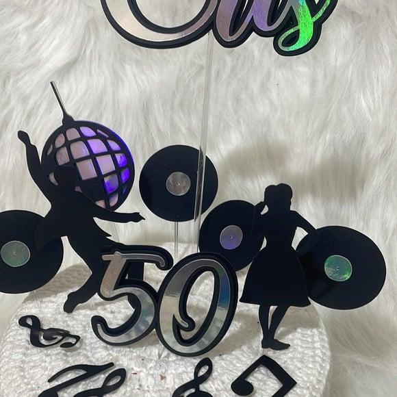 Topper de Bolo Anos 60