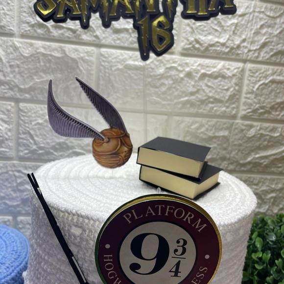 Topo para Bolo Harry Potter