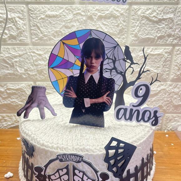 Topper de Bolo Wandinha