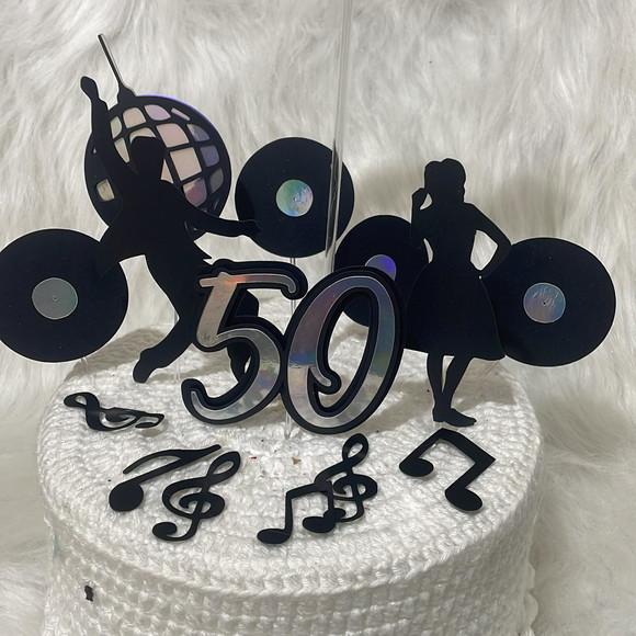Topper de Bolo Anos 60