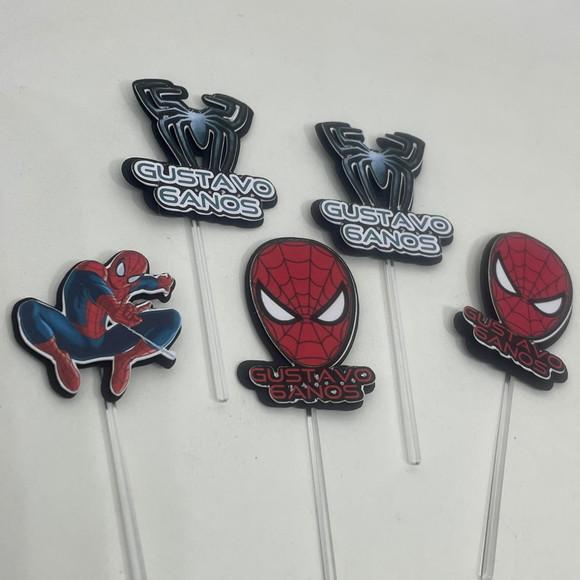 Toppers de Docinhos Homem Aranha