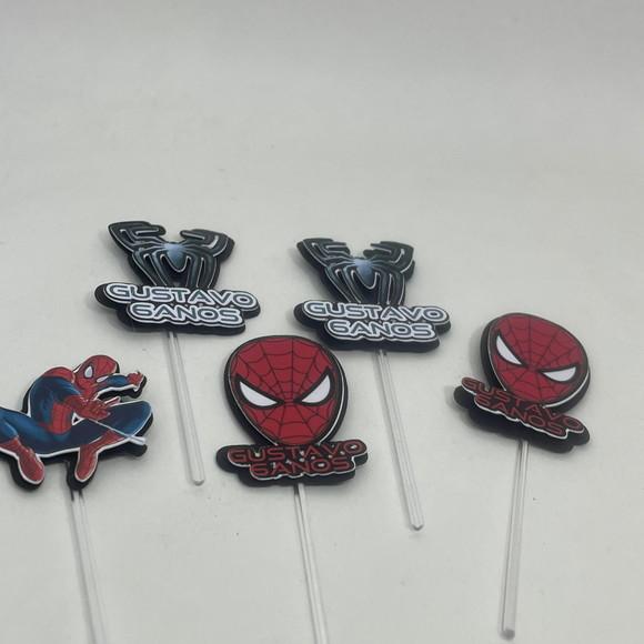 Toppers de Docinhos Homem Aranha