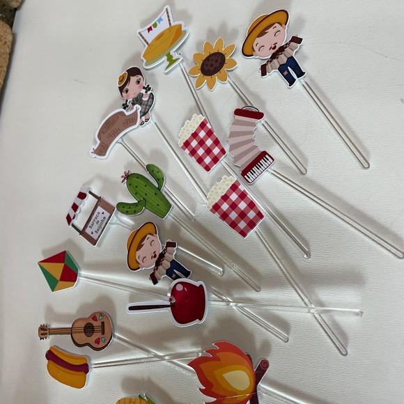 Toppers para Doces Festa Junina