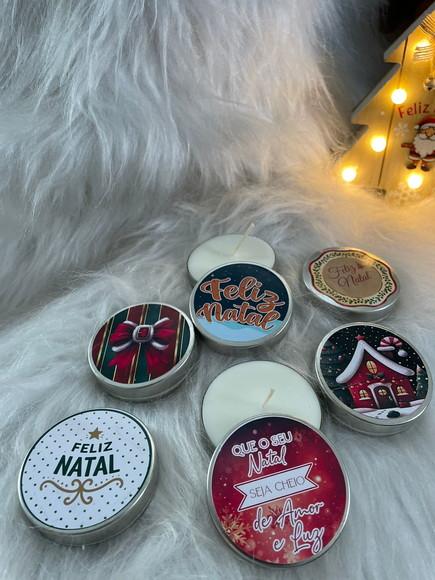 Vela Personalizada de Natal Velas de Cera de Soja
