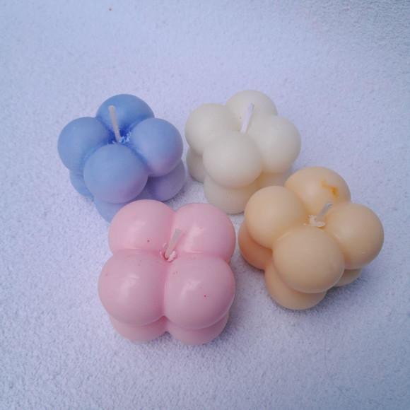 Velas Bubble Colorida sem Essência