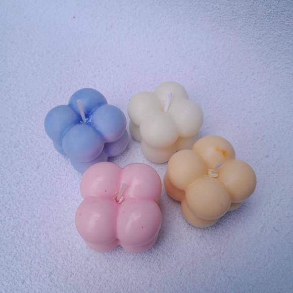 Velas Bubble Colorida sem Essência