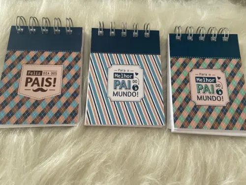 Bloquinho para o Dia dos Pais com Capa Personalizada