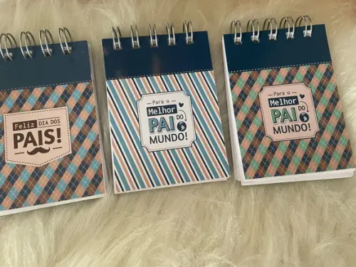 Bloquinho para o Dia dos Pais com Capa Personalizada