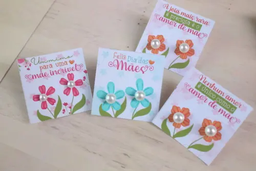 Brincos Personalizada para Brinde e Mimos