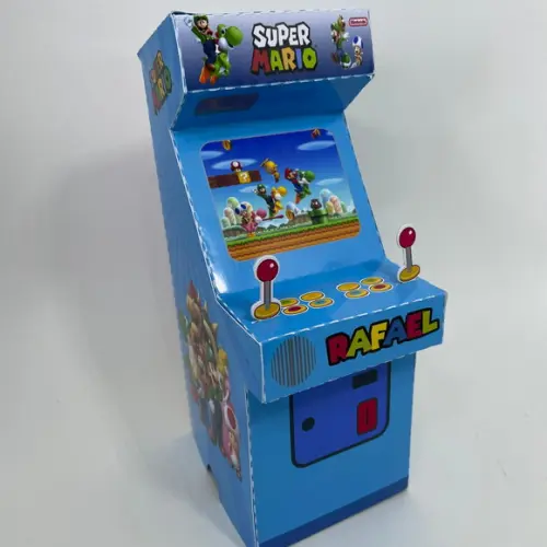 Caixa Fliperama Super Mario
